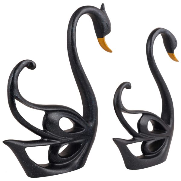 Good Luck Black Swan Home Decor Showpiece, Idols, Figurine for Home Office Decor| Gift Item - Image 4