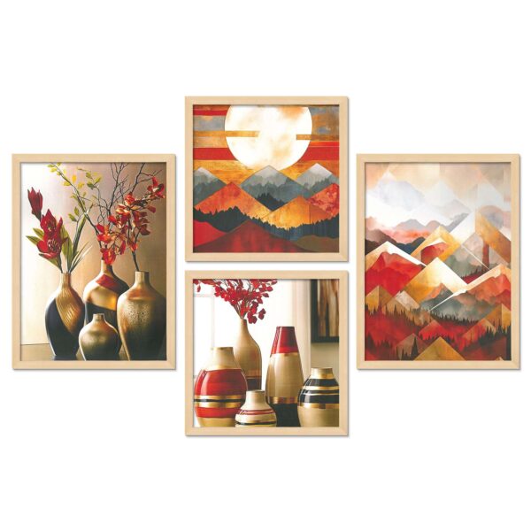 SET OF 4 DIGITAL WALL PAINTING - Image 4